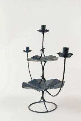 Painted Metal 3-Arm Candelabra, 1960s-WFS-744753