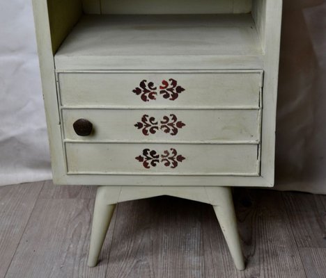 Painted Nightstand, 1950s-ROJ-853323