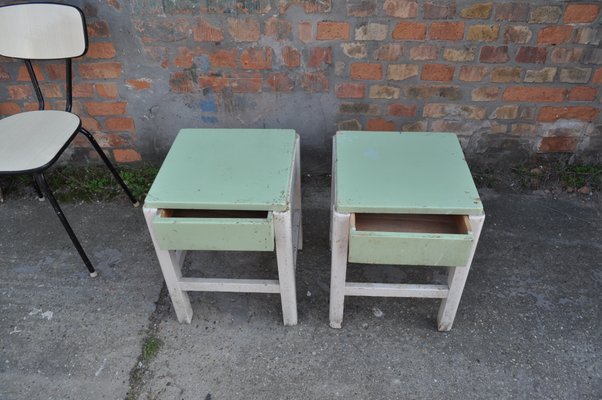 Painted Stools, 1940s, Set of 2-OXJ-679072