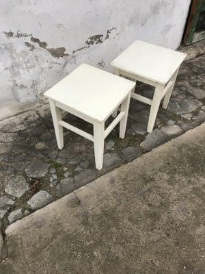 Painted Stools, 1940s, Set of 2-OXJ-1724706