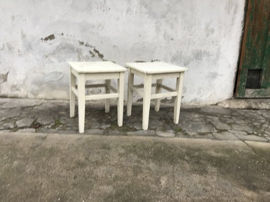 Painted Stools, 1940s, Set of 2-OXJ-1724706