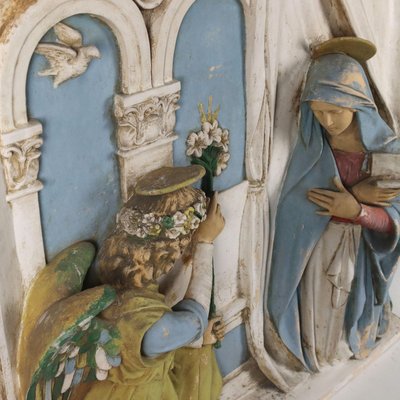 Painted Terracotta Annunciation-VMM-1252123