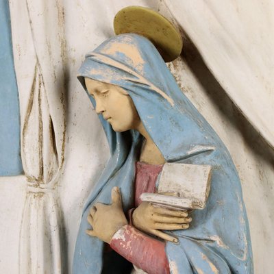 Painted Terracotta Annunciation-VMM-1252123