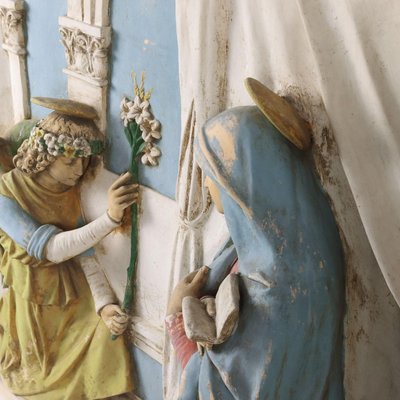 Painted Terracotta Annunciation-VMM-1252123