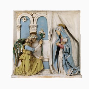 Painted Terracotta Annunciation-VMM-1252123