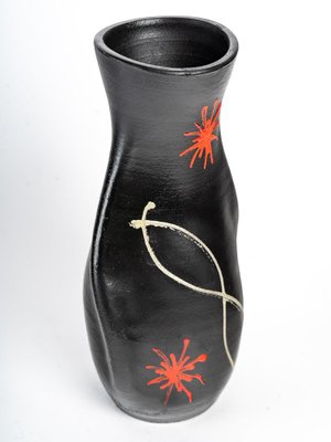 Painted Terracotta Vase, 1950s-WFS-1578926