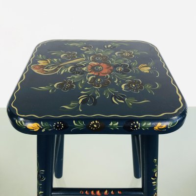 Painted Vintage Stool-LCQ-1241612