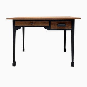 Painted Wooden Desk in Veneer-UX-1727919