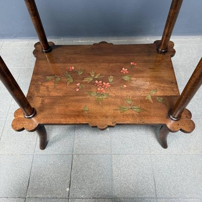 Painted Wooden Side Table, France-NPL-2028661