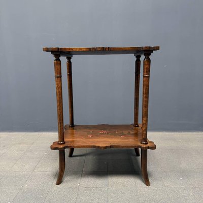 Painted Wooden Side Table, France-NPL-2028661