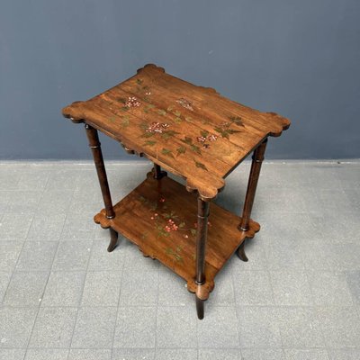 Painted Wooden Side Table, France-NPL-2028661