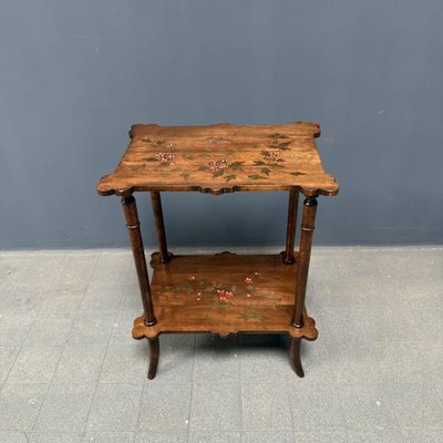 Painted Wooden Side Table, France-NPL-2028661