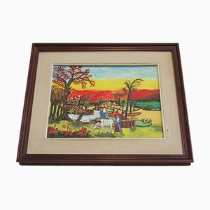 Painting Agricultural Landscape, Zavagnor-KNM-905946