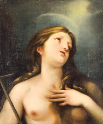 Painting of Mary Magdalene, 19th-Century, Oil on Canvas-ZCI-1346282