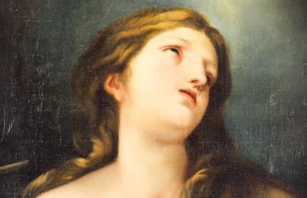 Painting of Mary Magdalene, 19th-Century, Oil on Canvas-ZCI-1346282