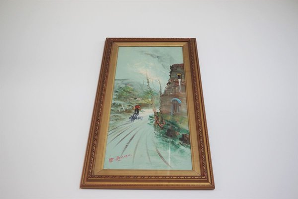 Paintings, Oil on Canvas, Moretti, 1970, Set of 3-KNM-913710