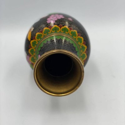 Paired Chinese Vases Cloisonne, 1960s, Set of 2-GYX-1298621