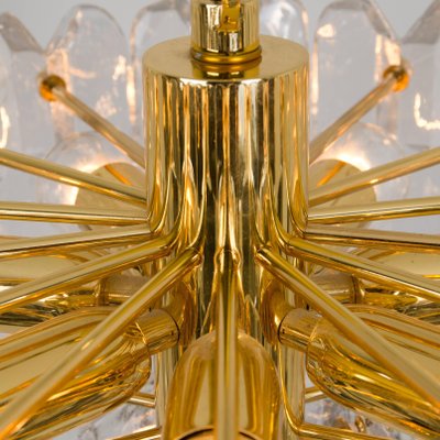 Palazzo Light Fixtures in Gilt Brass and Glass by J. T. Kalmar, 1970s, Set of 5-VDW-968280