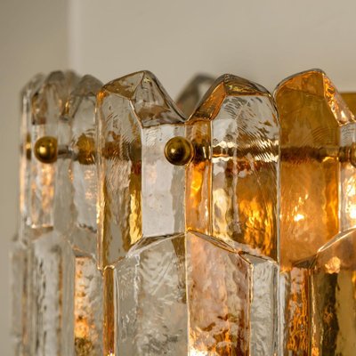 Palazzo Wall Lights in Brass & Glass by J.T. Kalmar, Set of 5-VDW-1325320