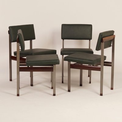 Pali Dining Chairs by Louis van Teeffelen for Wébé, 1960s, Set of 4-ZT-604545