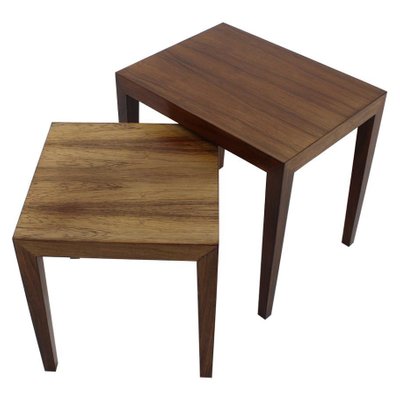 Palisander Side Tables by Severin Hansen, Denmark, 1960s, Set of 2-TZ-942398