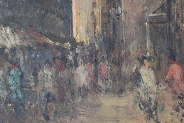 Palls Trillas, Barcelona City Scene, 20th Century, Oil on Canvas-AOI-1106921