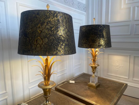 Palm Tree and Pineapple Lamps from Boulanger, Belgium, 1970s, Set of 2-JG-1446679