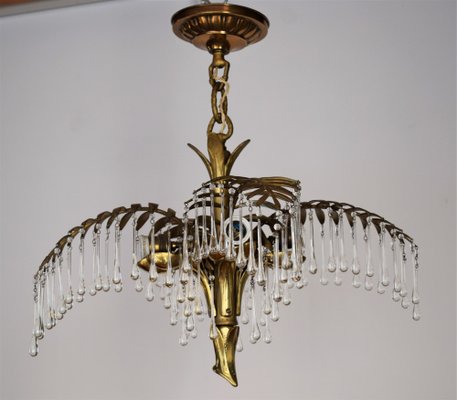 Palm Tree Chandelier by Josef Hoffmann for Bakalowits-VA-1194048