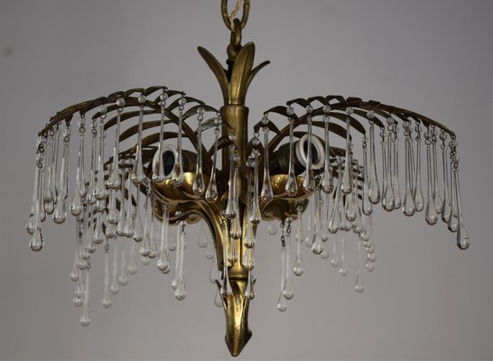 Palm Tree Chandelier by Josef Hoffmann for Bakalowits-VA-1194048