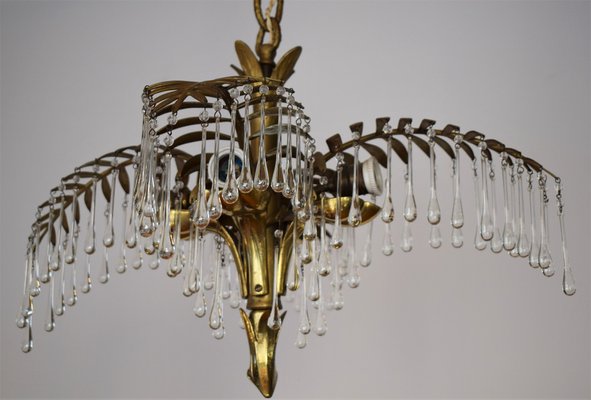 Palm Tree Chandelier by Josef Hoffmann for Bakalowits-VA-1194048