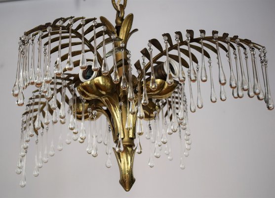 Palm Tree Chandelier by Josef Hoffmann for Bakalowits-VA-1194048