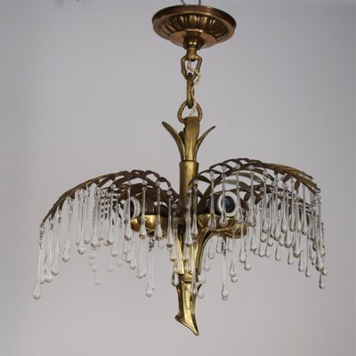 Palm Tree Chandelier by Josef Hoffmann for Bakalowits-VA-1194048