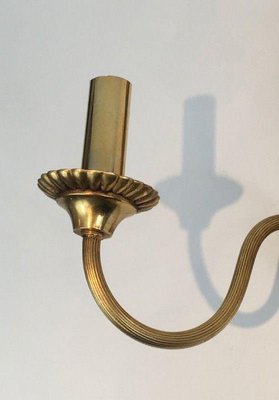 Palm Tree Sconces in Bronze & Brass in the Style of Maison Charles, Set of 2-BA-1365555