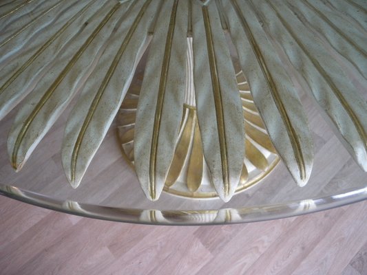 Palmwood Dining Table, Italy, 1970s-FEO-1750091