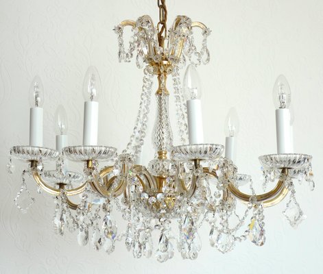 Palwa Maria Theresia 8-Bulb Chandelier from Palwa, 1960s-NGU-2016653