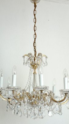 Palwa Maria Theresia 8-Bulb Chandelier from Palwa, 1960s-NGU-2016653