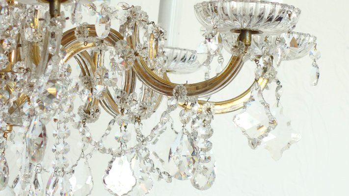 Palwa Maria Theresia 8-Bulb Chandelier from Palwa, 1960s-NGU-2016653