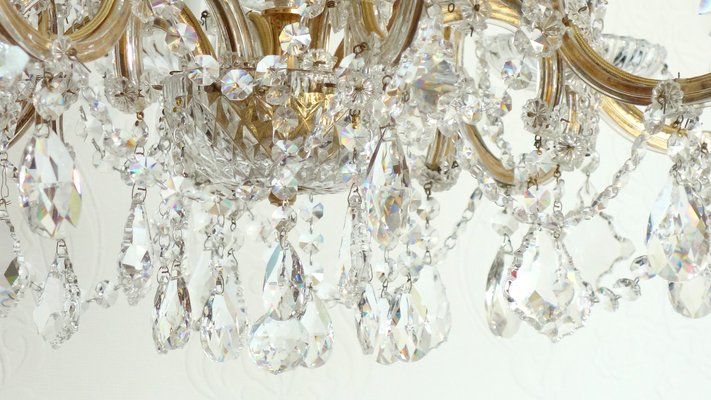 Palwa Maria Theresia 8-Bulb Chandelier from Palwa, 1960s-NGU-2016653