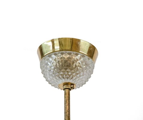 Palwa Orbit Chandelier Crystal & Gilt Brass by Gaetano Sciolari, 1960s, Germany-DEK-932407