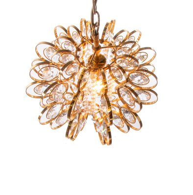 Palwa Orbit Chandelier Crystal & Gilt Brass by Gaetano Sciolari, 1960s, Germany-DEK-932407