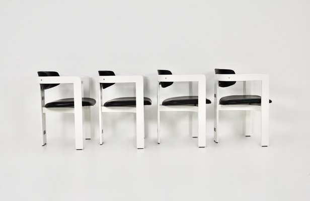 Pamplona Dining Chairs attributed to Augusto Savini for Pozzi, 1960s, Set of 4-HFM-1762850