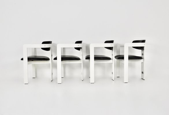 Pamplona Dining Chairs attributed to Augusto Savini for Pozzi, 1960s, Set of 4-HFM-1762850