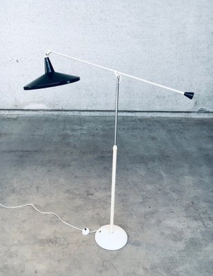 Panama Floor Lamp in Black by Wim Rietveld for Gispen, 1957-RQV-1709043