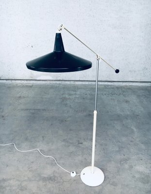 Panama Floor Lamp in Black by Wim Rietveld for Gispen, 1957-RQV-1709043