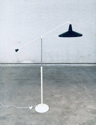 Panama Floor Lamp in Black by Wim Rietveld for Gispen, 1957-RQV-1709043