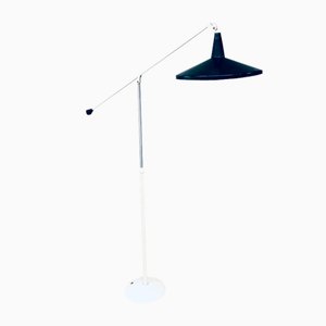 Panama Floor Lamp in Black by Wim Rietveld for Gispen, 1957-RQV-1709043