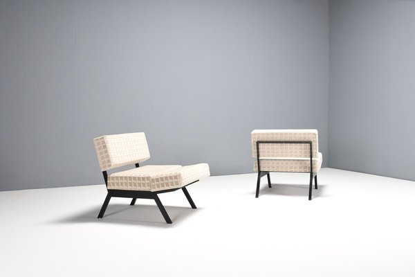 Panchetto Reclining Chairs by Rito Valla for Ipe, Italy, 1960s, Set of 2-QT-1349568