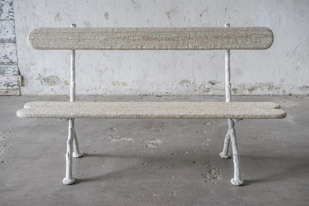 Panchina Bianca Antique Bench by Yukiko Nagai