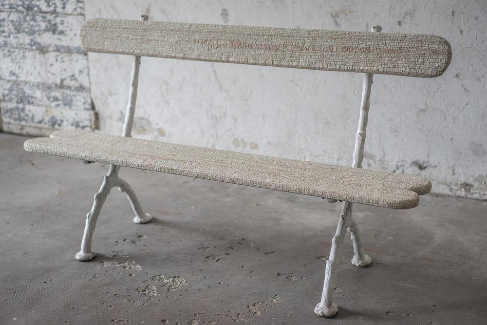 Panchina Bianca Antique Bench by Yukiko Nagai