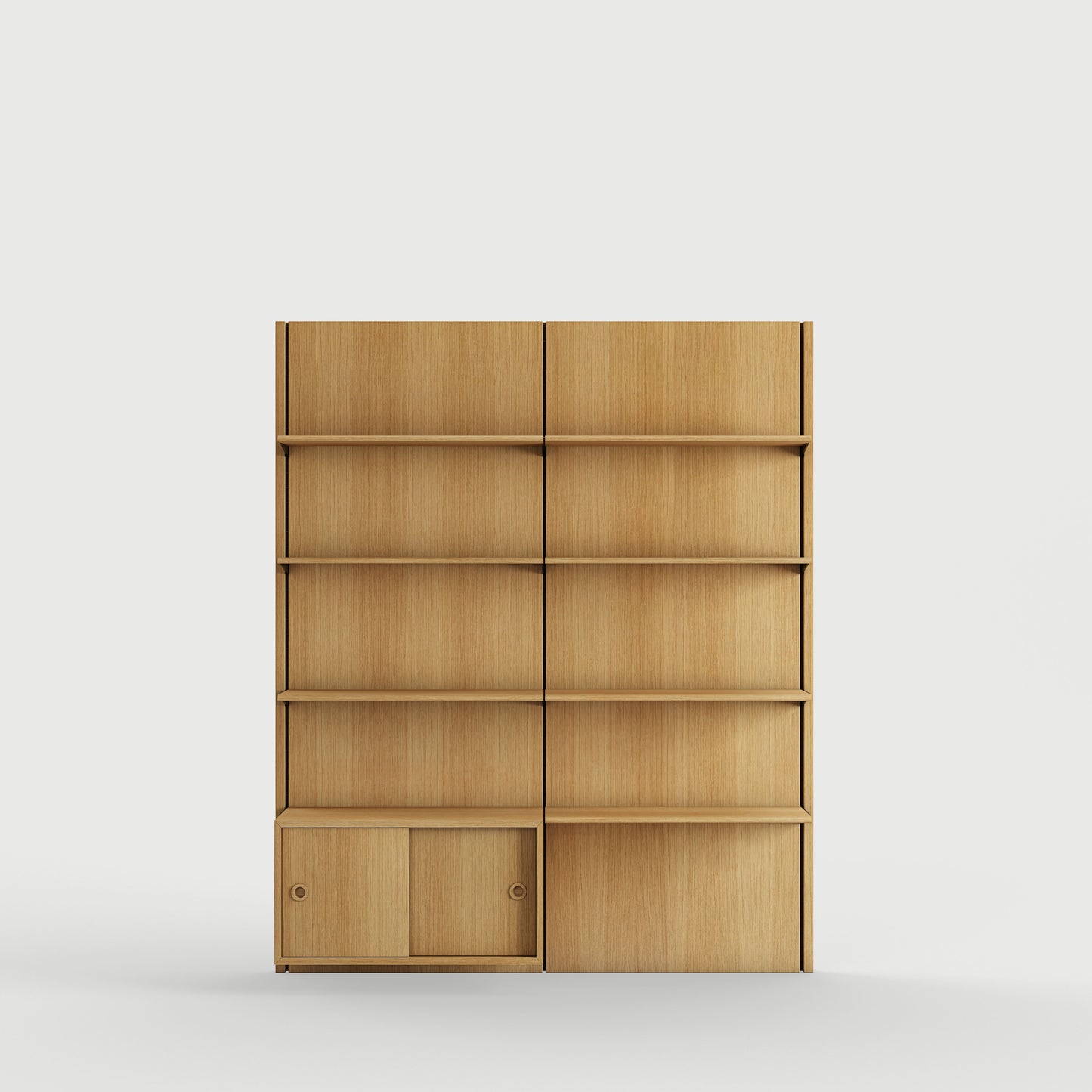 Panel System 2A - Oak Dark Oil